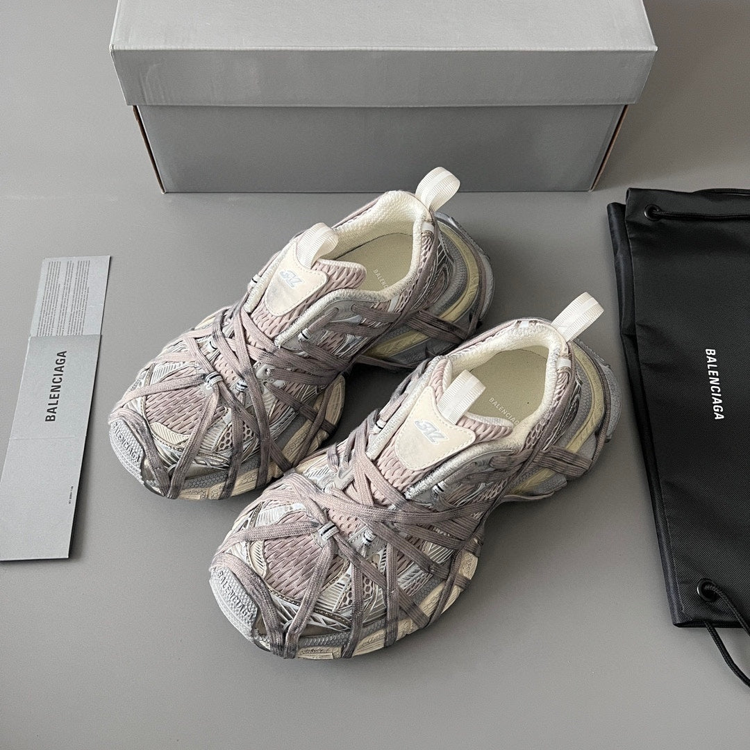 Balenciaga 3XL Sneaker in Oatmeal: Subdued Scale