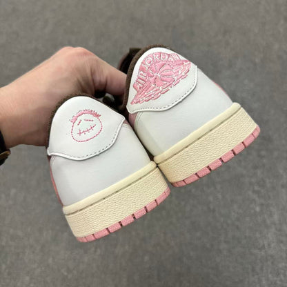 Nike Air Jordan 1 Low WMNS – Brown / Pink