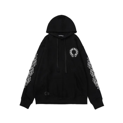 Chrome Hearts Classic Crewneck Sweatshirt in Black/White