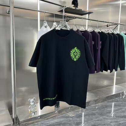 Chrome Hearts Classic Crewneck T-Shirt in Black/Green