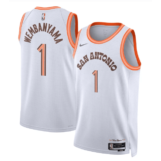 VICTOR WEMBANYAMA SAN ANTONIO SPURS 2023-24 CITY EDITION JERSEY - Prime Reps