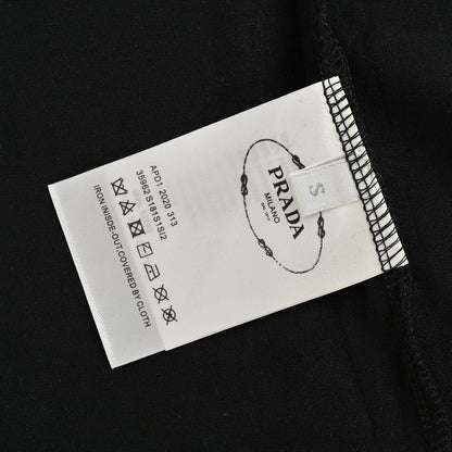 Prada Milano Logo Black T-Shirt Primereps