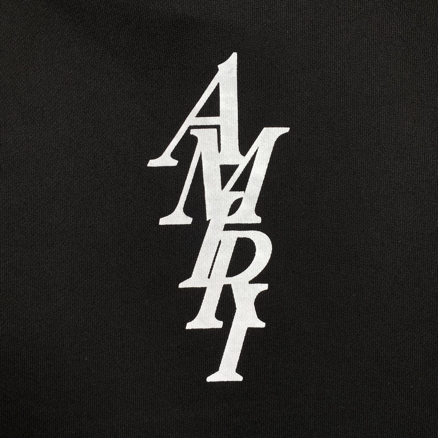 AMIRI LETTER LOGO HOODIE BLACK - Prime Reps
