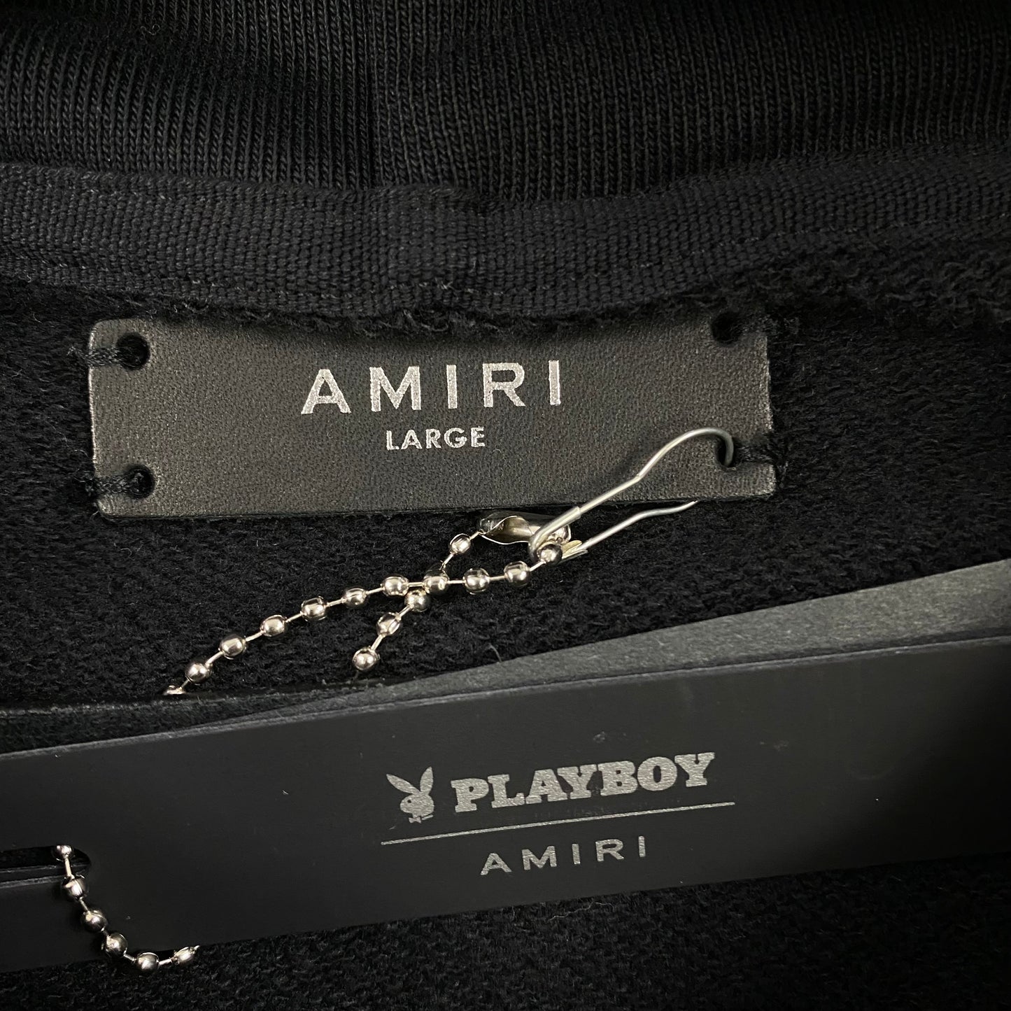 AMIRI PLAYBOY LOGO HOODIE BLACK YELLOW - Prime Reps