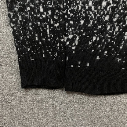 AMIRI STAGGERED GRADIANT CREWNECK GREY - Prime Reps