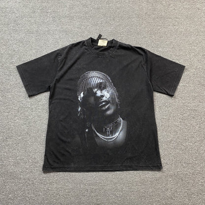 ASAP ROCKY VINTAGE GRAPHIC TEE DARK GREY - Prime Reps