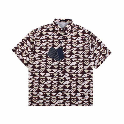 BALENCIAGA PATTERNED SHORT SLEEVE SHIRT - Prime Reps