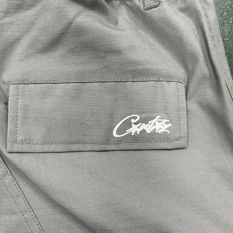 CORTEIZ CARGO PANTS STONE GREY - Prime Reps
