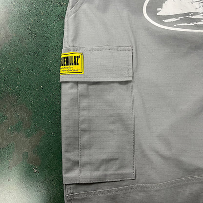 CORTEIZ CARGO PANTS STONE GREY - Prime Reps