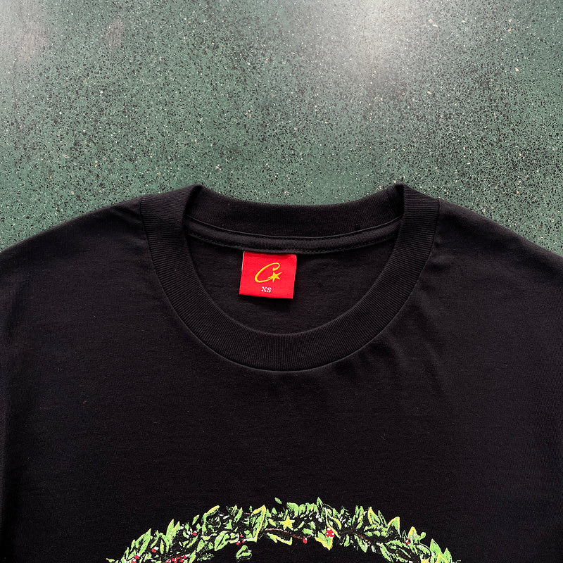 CORTEIZ GRASS ROUND TEE BLACK - Prime Reps