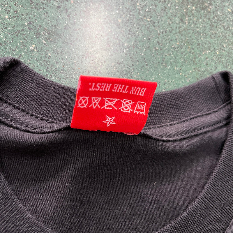 CORTEIZ GRASS ROUND TEE BLACK - Prime Reps