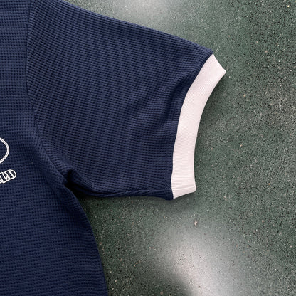 CORTEIZ INSIGNIA WAFFLE TEE NAVY - Prime Reps