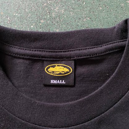 CORTEIZ OG ALCATRAZ TEE BLACK YELLOW - Prime Reps