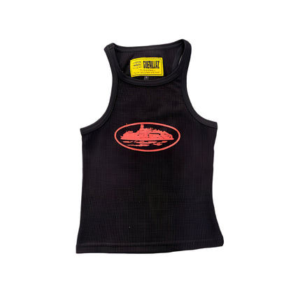 CORTEIZ RTW OG WOMEN'S ALCATRAZ TANK TOP BLACK RED - Prime Reps