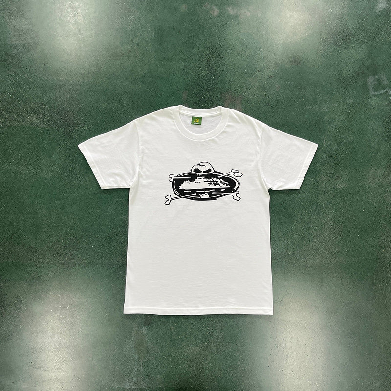 CORTEIZ SKULL T-SHIRT WHITE - Prime Reps
