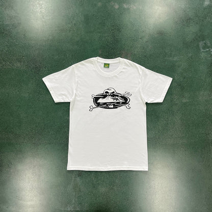CORTEIZ SKULL T-SHIRT WHITE - Prime Reps