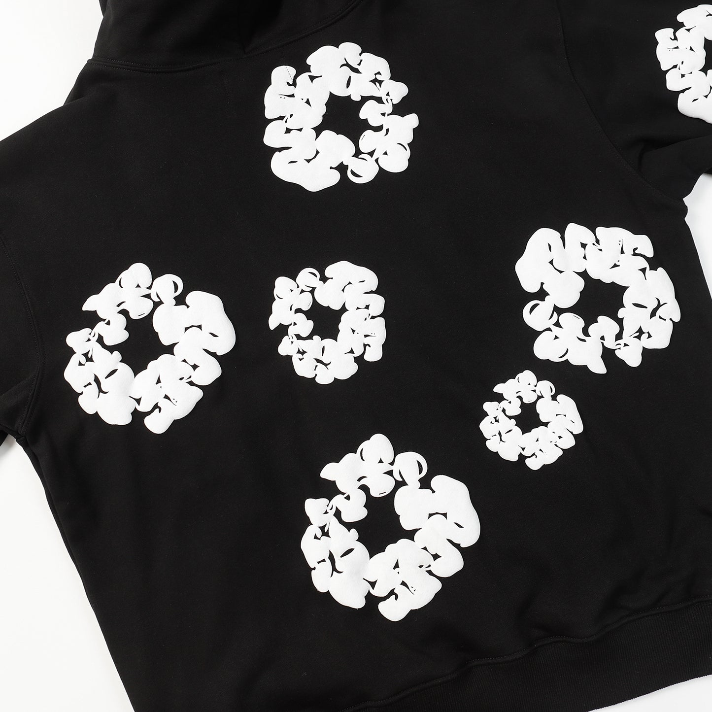 DENIM TEARS COTTON WREATH HOODIE BLACK - Prime Reps
