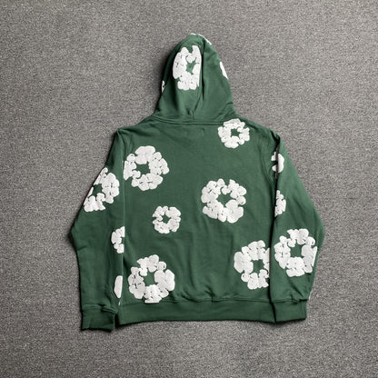 DENIM TEARS COTTON WREATH HOODIE GREEN - Prime Reps
