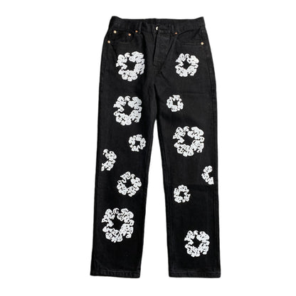 DENIM TEARS x LEVI'S COTTON WREATH JEANS BLACK - Prime Reps