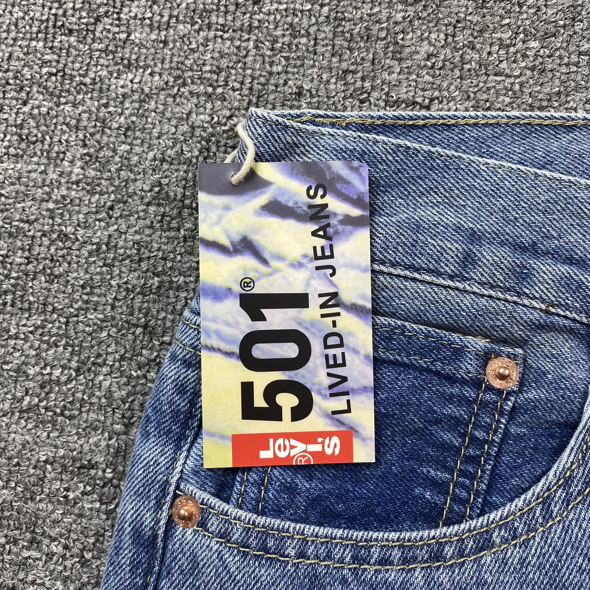 DENIM TEARS x OFFSET JEANS LIGHT WASH - Prime Reps