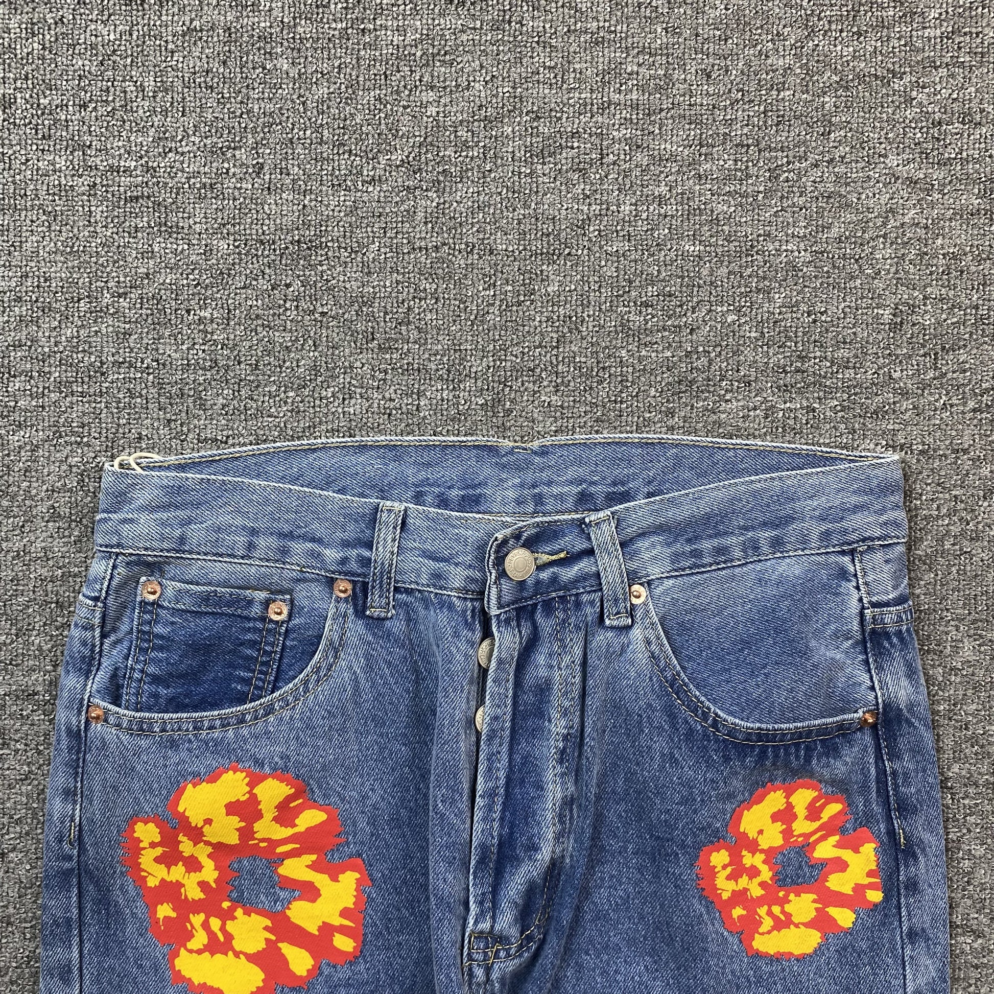 DENIM TEARS x OFFSET JEANS LIGHT WASH - Prime Reps