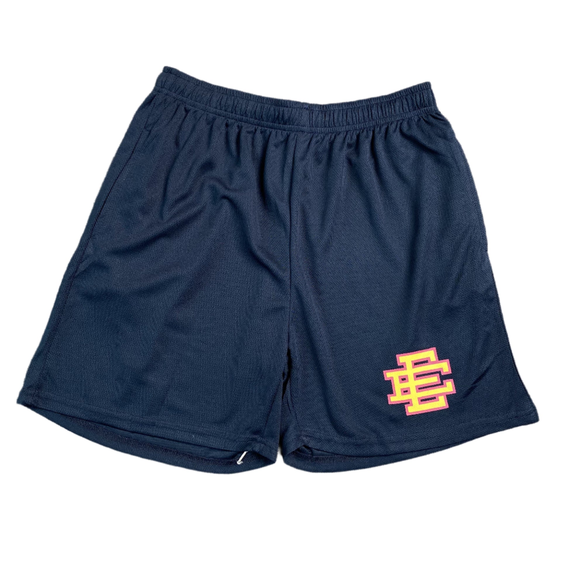 ERIC EMANUEL EE BASIC SHORTS NAVY/MAUVE/YELLOW - Prime Reps