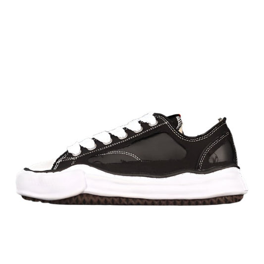 MAISON MIHARA YASUHIRO PETERSON OG SOLE CANVAS LOW BLACK - Prime Reps