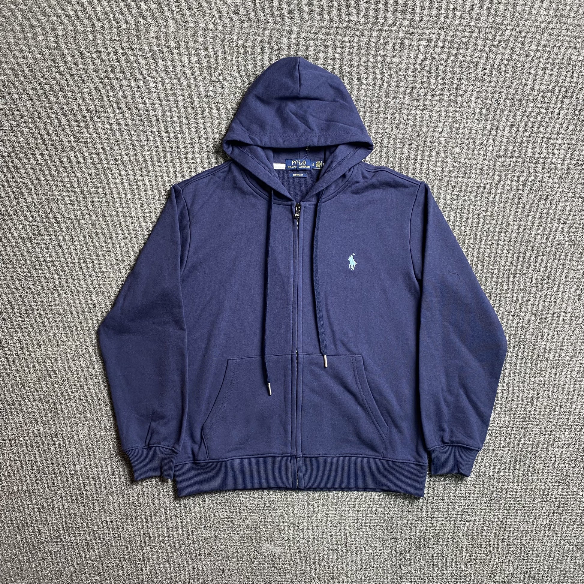 POLO RALPH LAUREN ZIP-UP HOODIE NAVY - Prime Reps