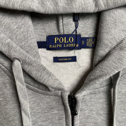 POLO RALPH LAUREN ZIP UP HOODIE GREY - Prime Reps