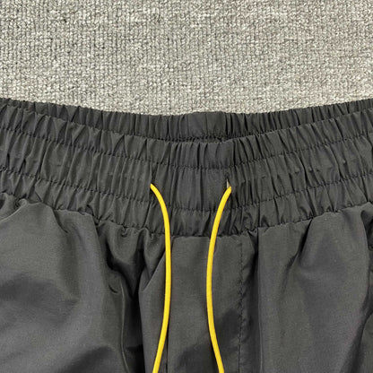 RHUDE RH LOGO SHORTS BLACK - Prime Reps
