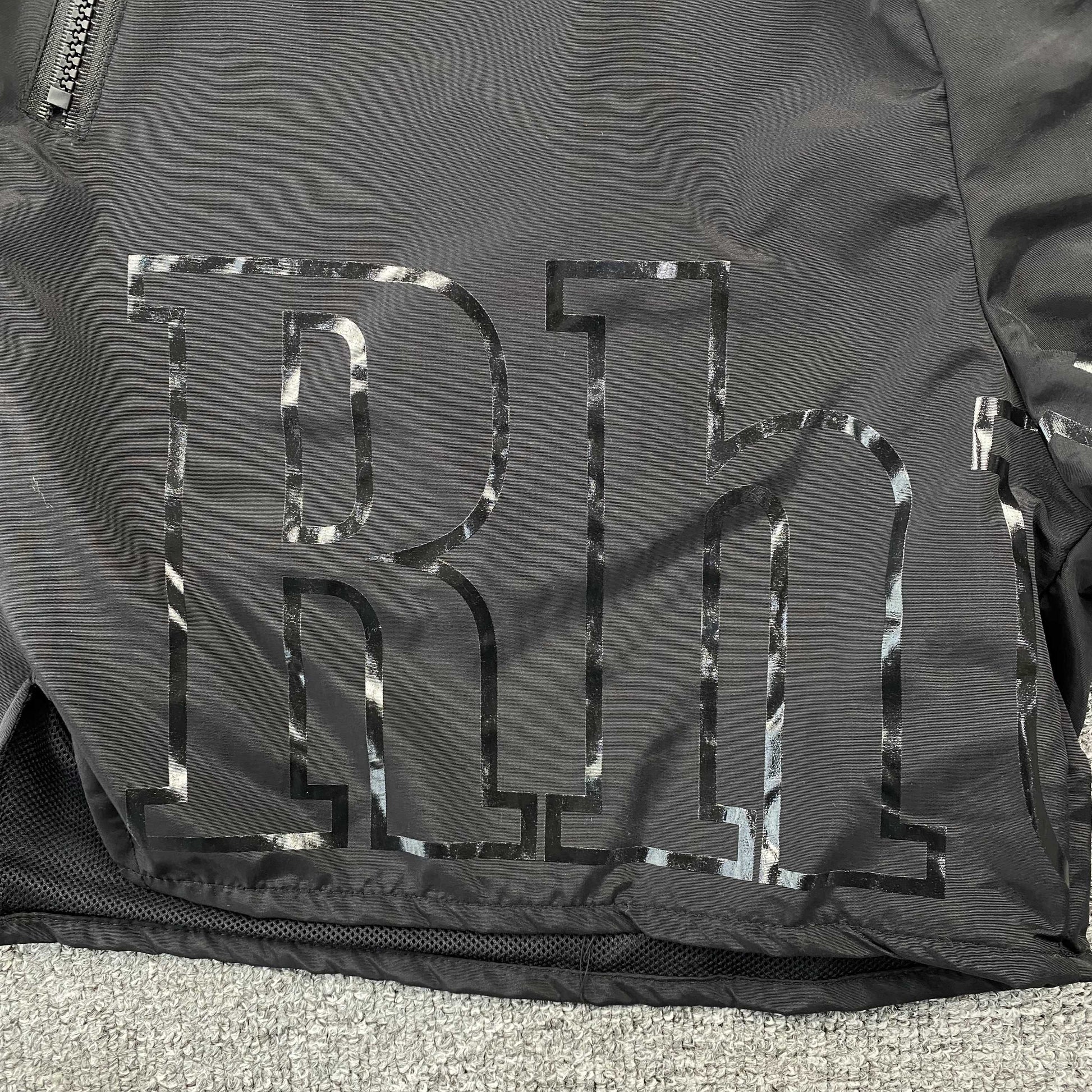 RHUDE RH LOGO SHORTS BLACK - Prime Reps