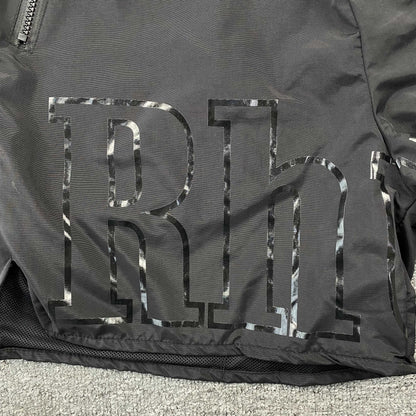 RHUDE RH LOGO SHORTS BLACK - Prime Reps