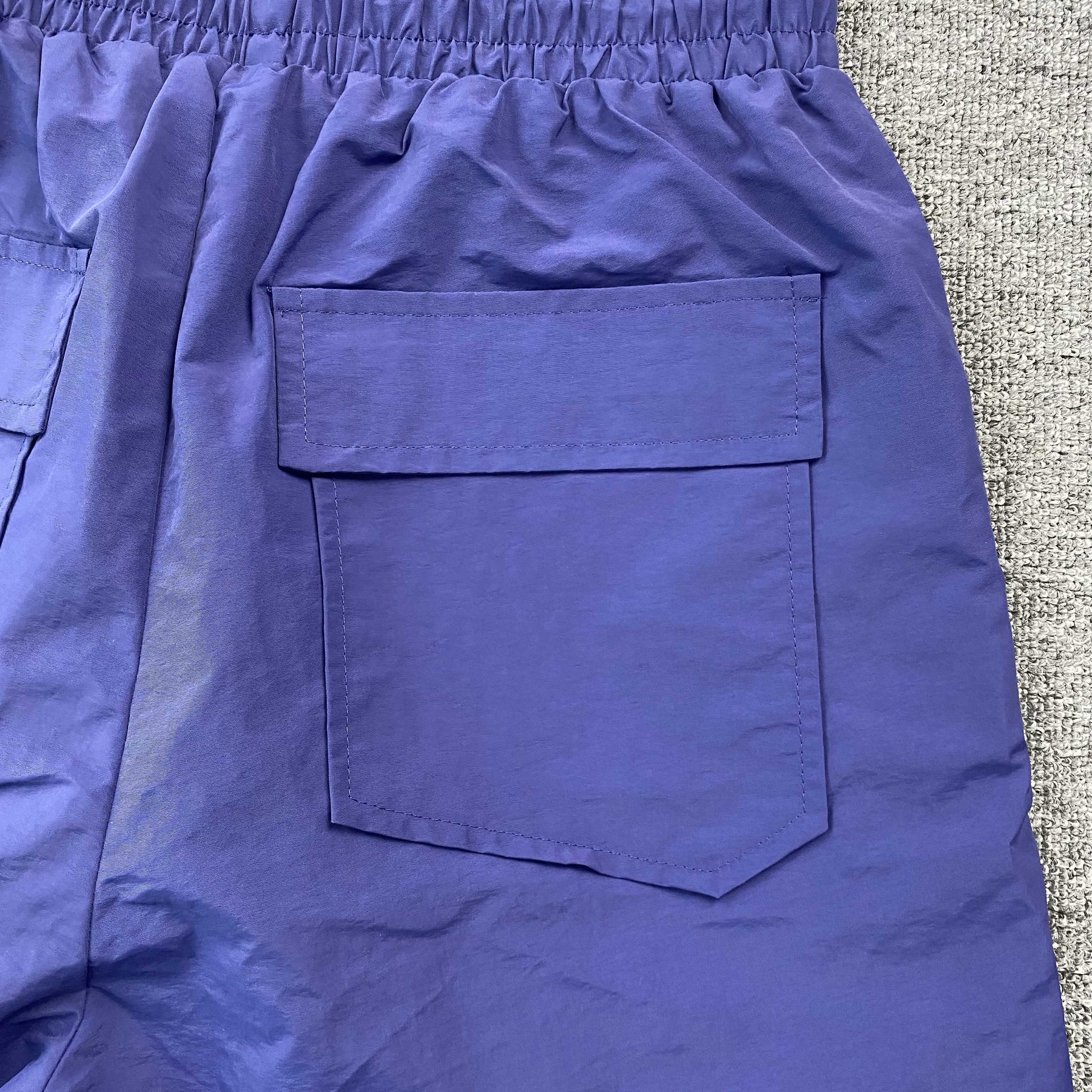 RHUDE RH LOGO SHORTS NAVY - Prime Reps