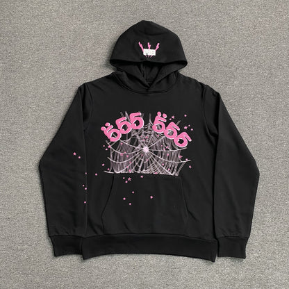 SP5DER ANGEL NUMBER HOODIE BLACK - Prime Reps