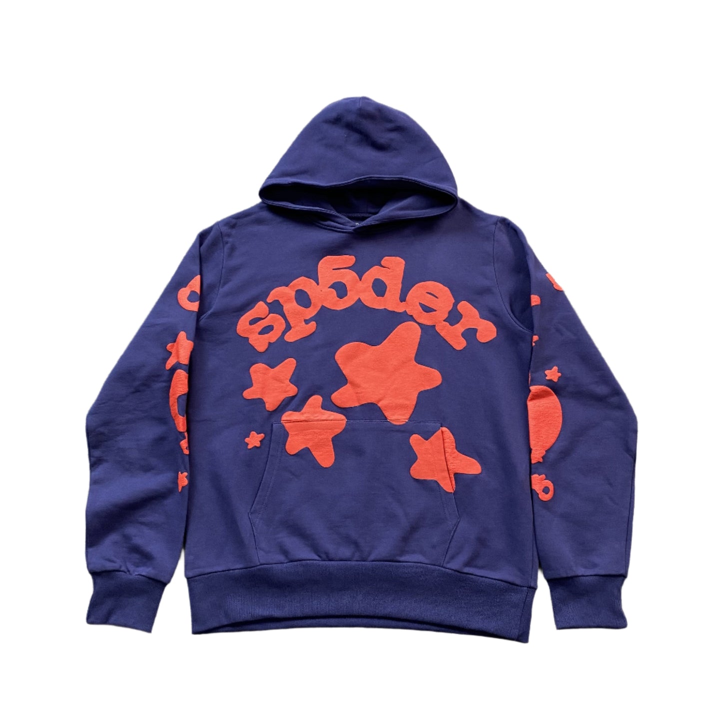 SP5DER BELUGA HOODIE NAVY - Prime Reps