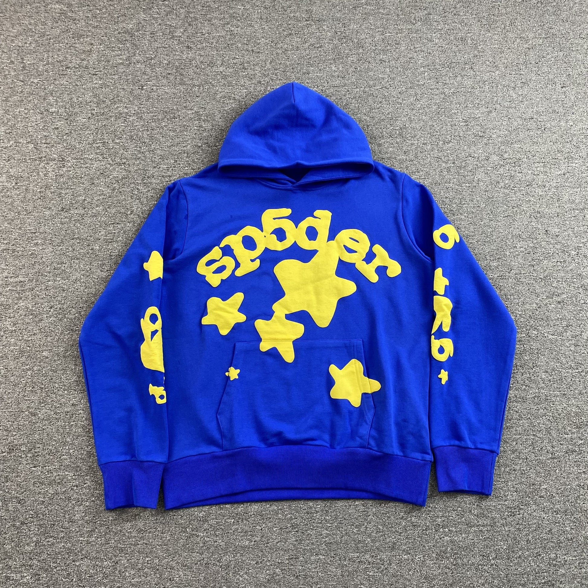 SP5DER BELUGA HOODIE TC BLUE - Prime Reps