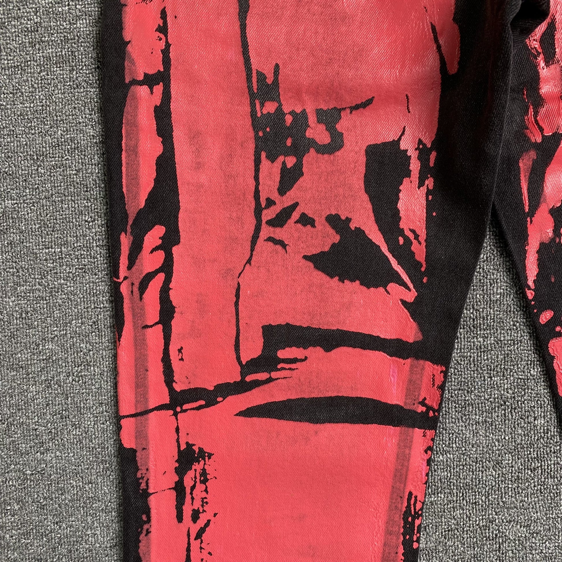 SP5DER PAINTED MOTO DENIM BLACK - Prime Reps
