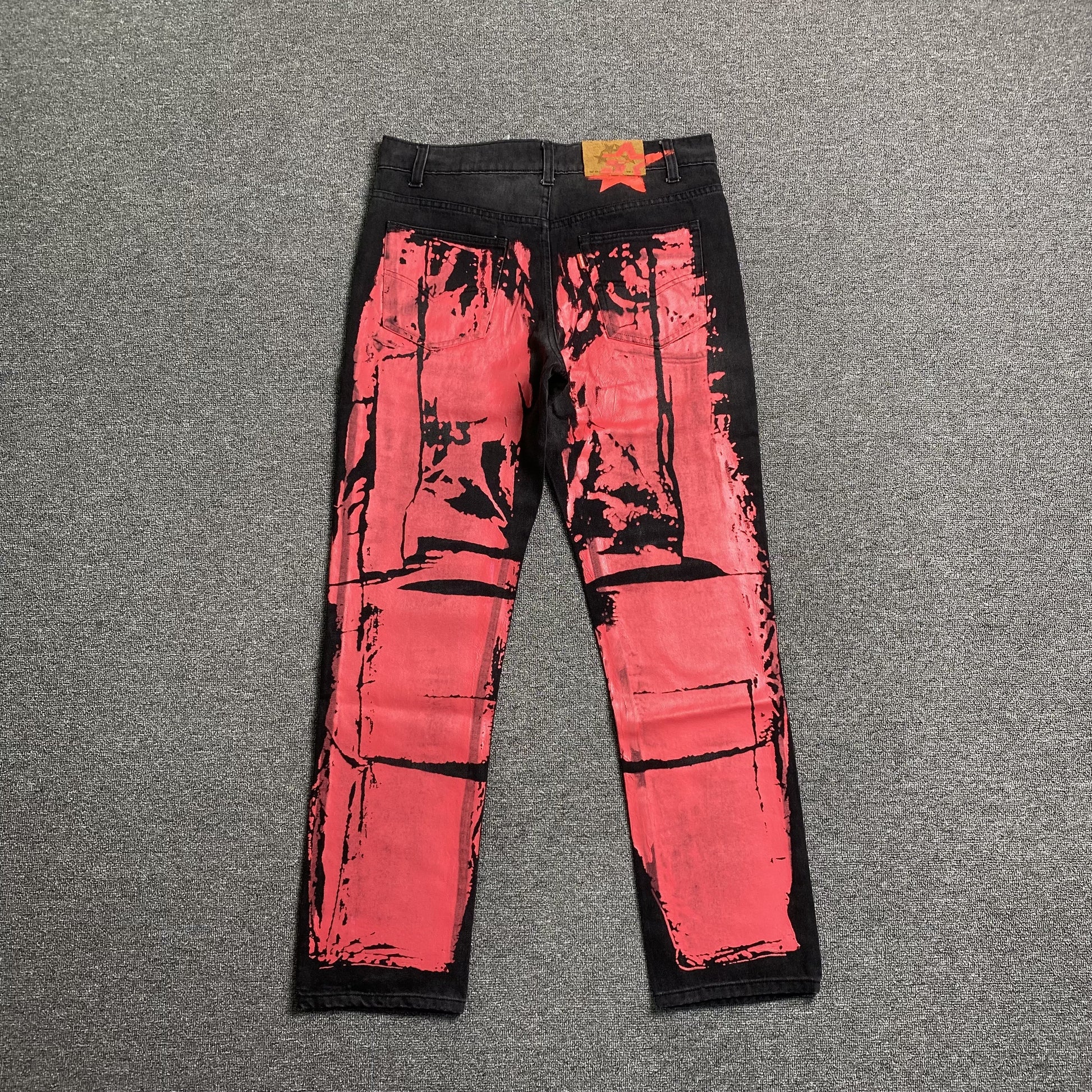 SP5DER PAINTED MOTO DENIM BLACK - Prime Reps