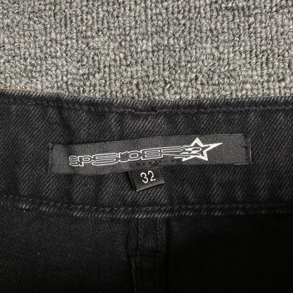 SP5DER PAINTED MOTO DENIM BLACK - Prime Reps