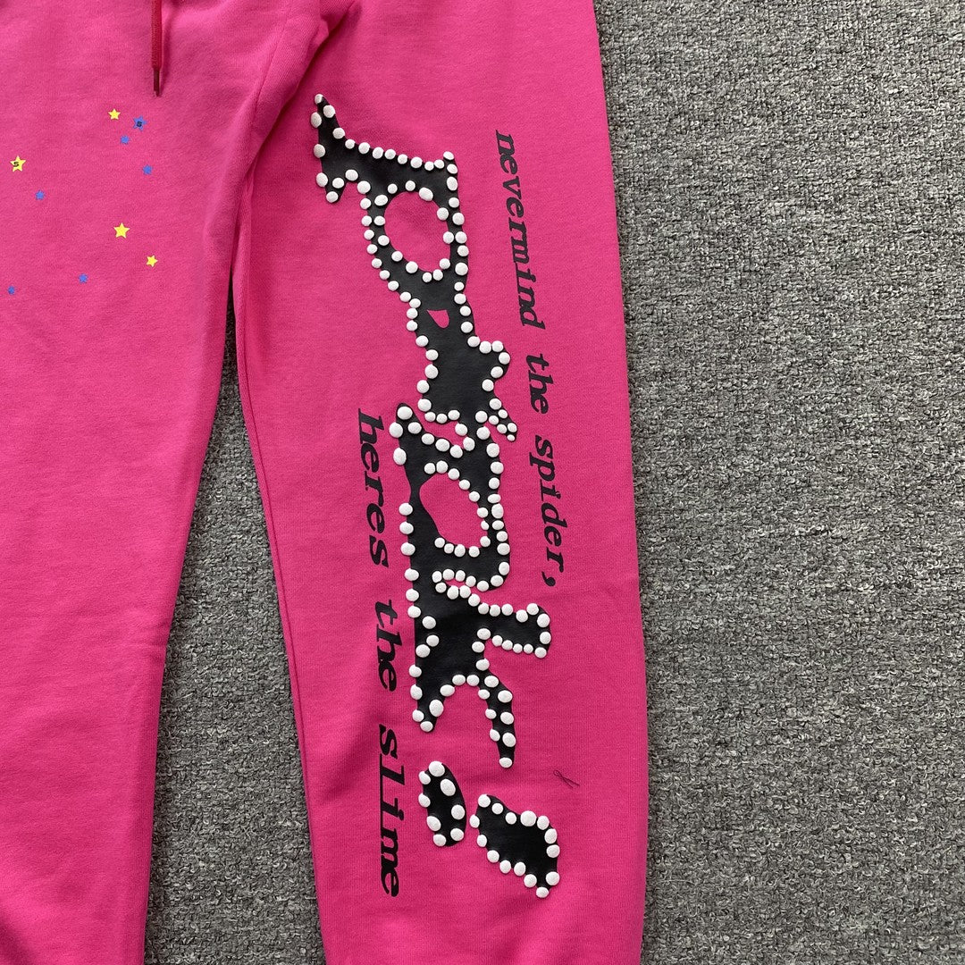 SP5DER P*NK SWEATPANTS PINK - Prime Reps