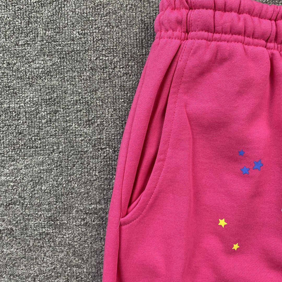 SP5DER P*NK SWEATPANTS PINK - Prime Reps