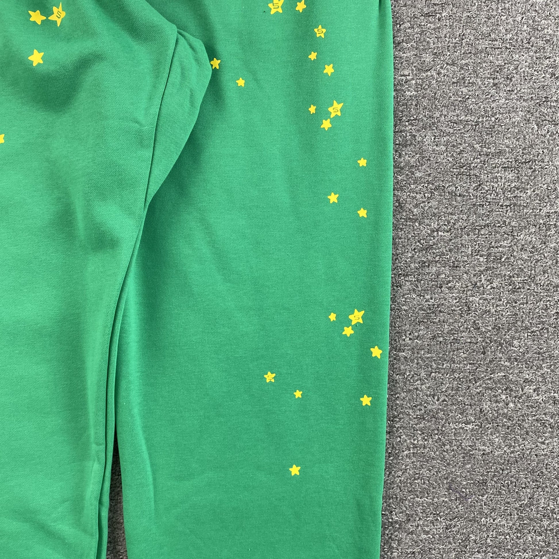 SP5DER STAR OG WEB V2 SWEATPANTS SLIME GREEN - Prime Reps