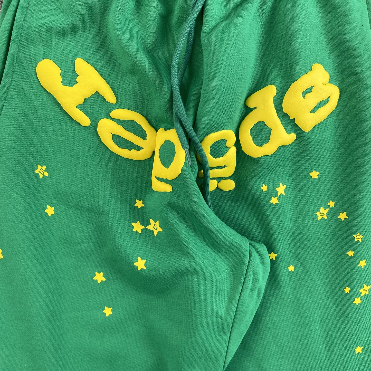 SP5DER STAR OG WEB V2 SWEATPANTS SLIME GREEN - Prime Reps