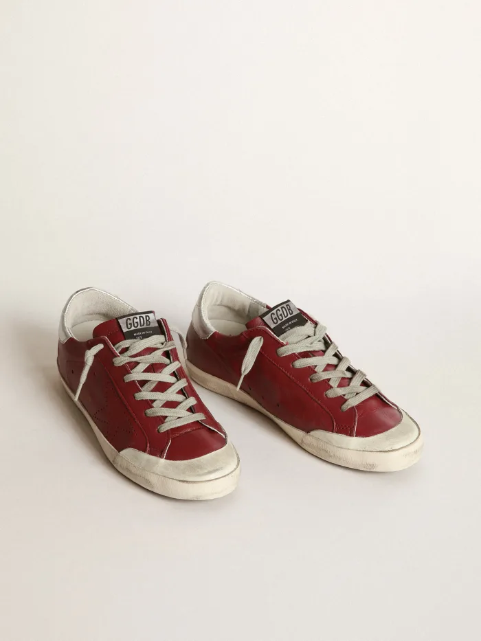 Superstar Sneakers In Nappa Leather With Perforated Star