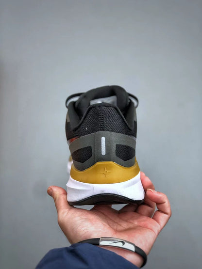 Nike Structure 25 in White/Yellow/Black: Architectural Guidance