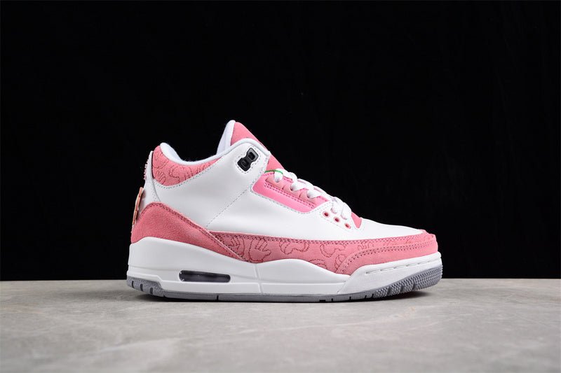 AIR JORDAN 3 RETRO WHITE/PINK - Prime Reps