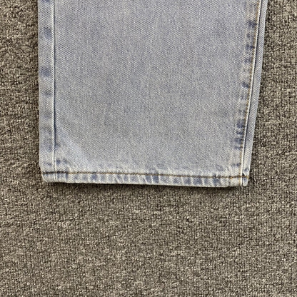 HELLSTAR BLACK FLAME JEANS WASHED BLUE