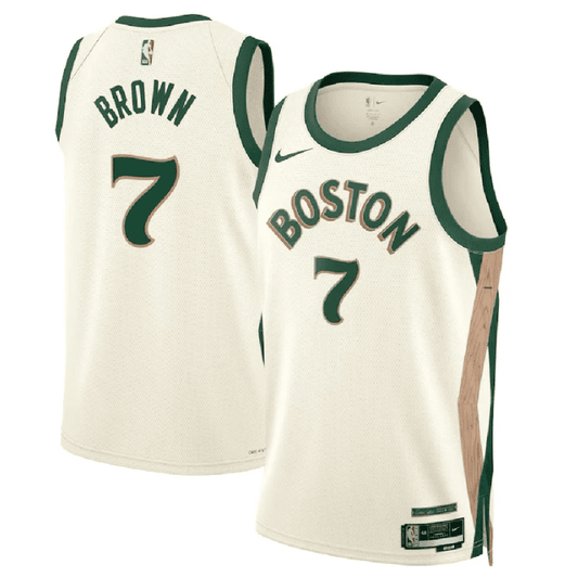JAYLEN BROWN BOSTON CELTICS 2023-24 CITY EDITION JERSEY - Prime Reps