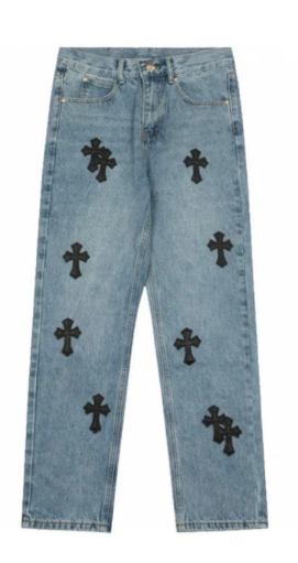 CHROME HEARTS X LEVI'S CROSSPATCH JEANS