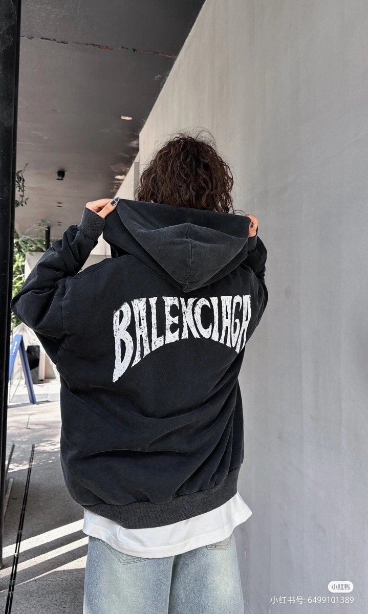 Balenciaga Black Hoodie - Prime Reps